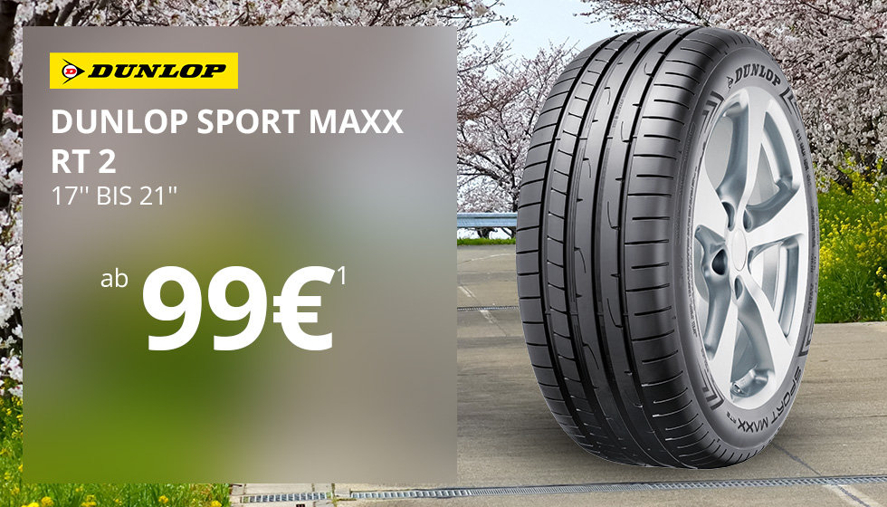 Dunlop Sport Maxx RT 2 - Angebot
